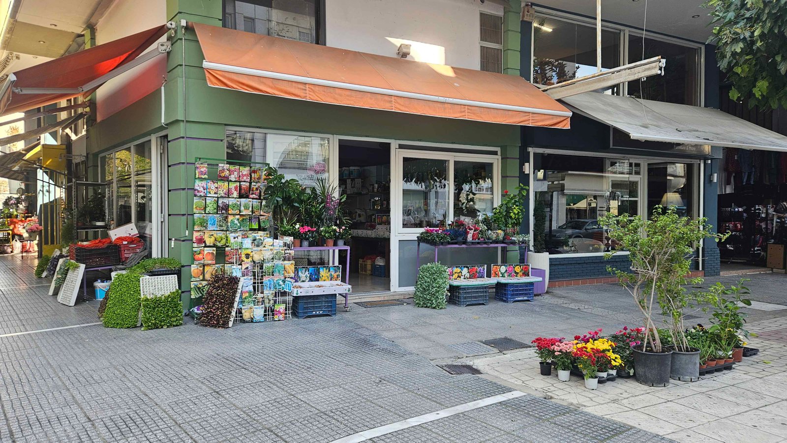 Άνθη στο κατάστημα